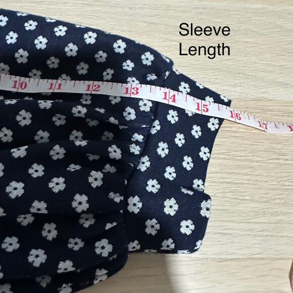 Hutch NWT by Anthropologie Women’s Jenessa Floral Flounce Mini Dress Navy Blue 8 - Picture 16 of 16